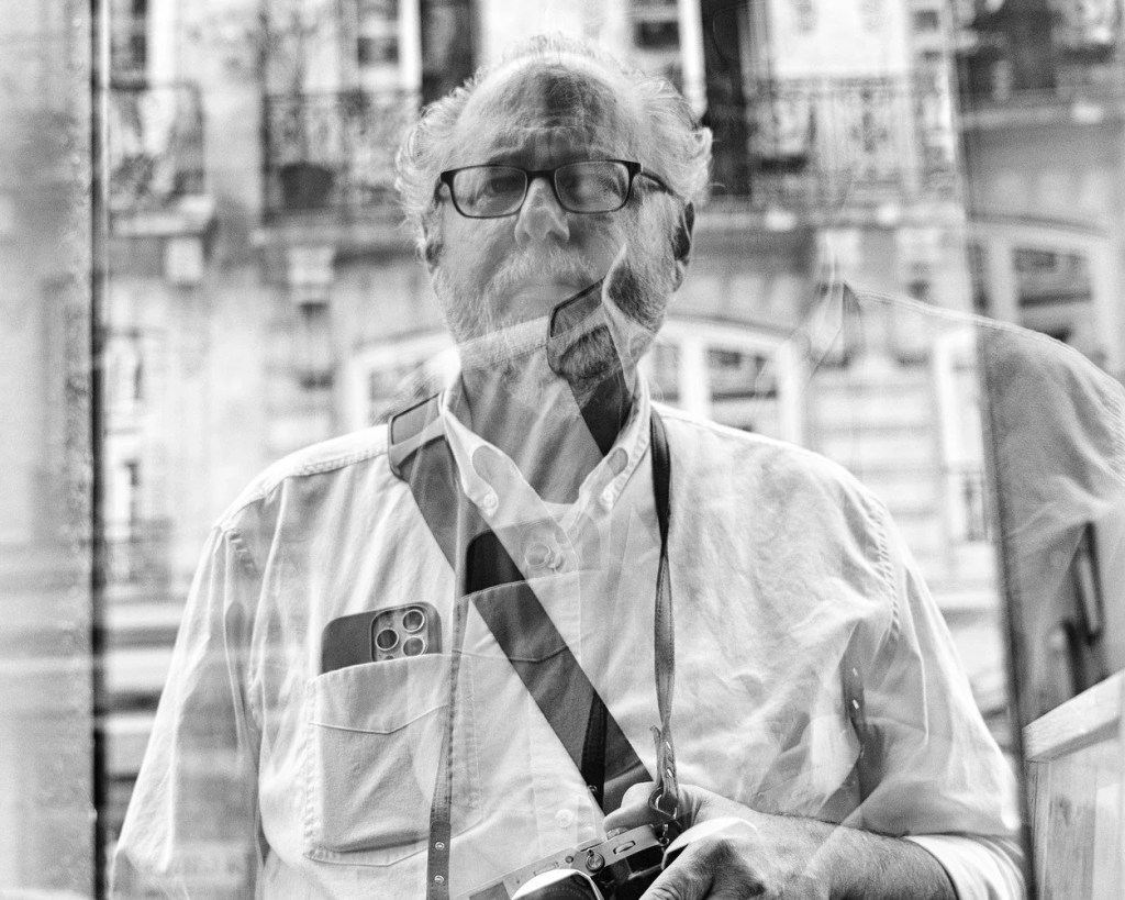 Photo of Michael Casey in Paris, 2023.